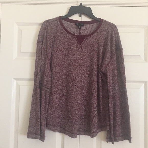 Jessica Simpson Tops - Jessica Simpson Flare Sleeve Casual Top